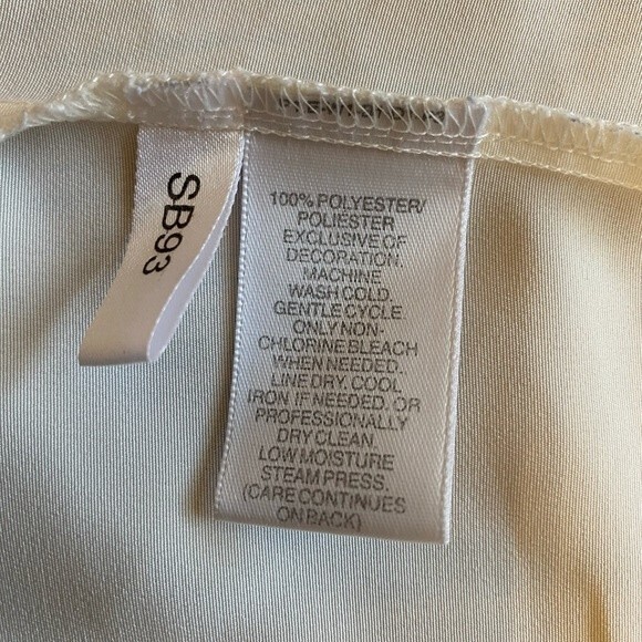 Susan Bristol Vintage White Embroidered Collar Cloth Button Down Blouse - Picture 12 of 16